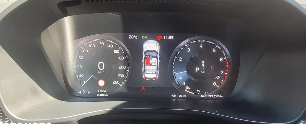 Volvo XC 40 cena 149000 przebieg: 43634, rok produkcji 2020 z Tykocin małe 16